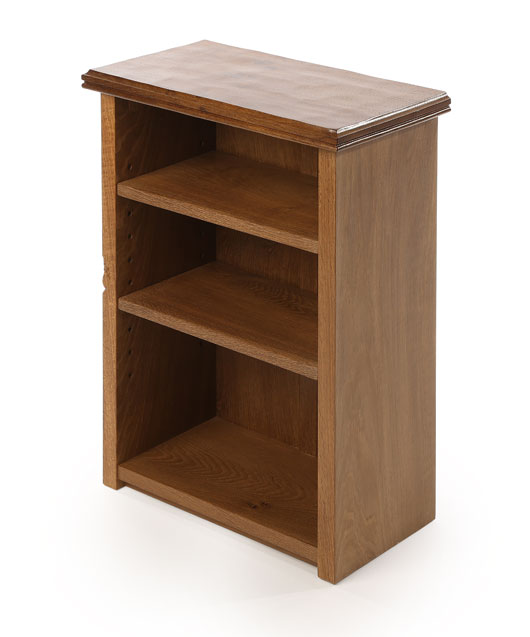 BE170 Solid Oak Bedside Bookcase 1'7½