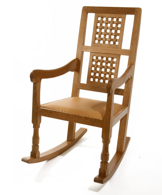CH030 Solid Oak Rocking Chair 