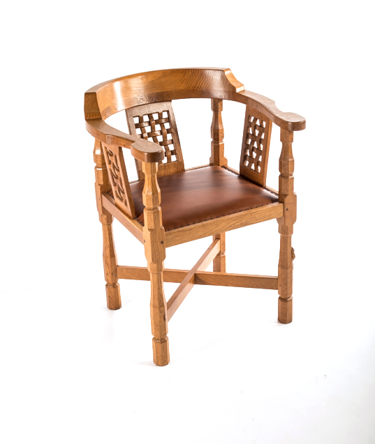 CM73 Classic Mouseman Monks Chair  SOLD