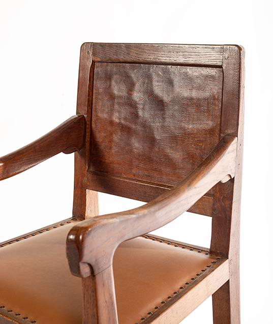 CM40 Classic Mouseman: Set of six  Panel Chairs SOLD