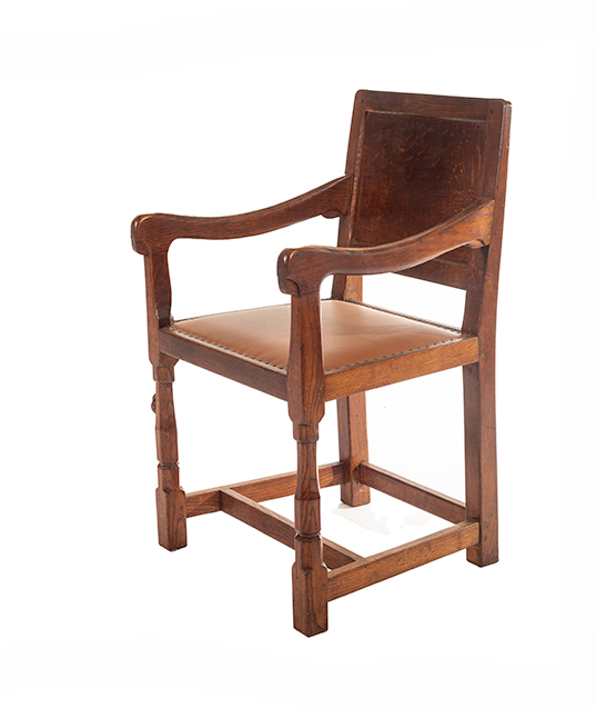 CM40 Classic Mouseman: Set of six  Panel Chairs SOLD