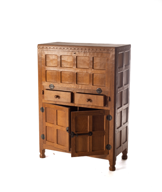 CM69 Classic Mouseman Cocktail Cabinet   SOLD