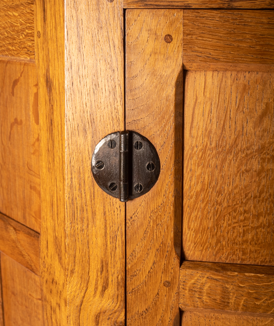 CM58 Classic Mouseman Large Corner cupboard  SOLD