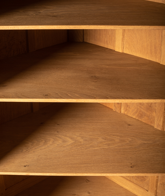 CM58 Classic Mouseman Large Corner cupboard  SOLD