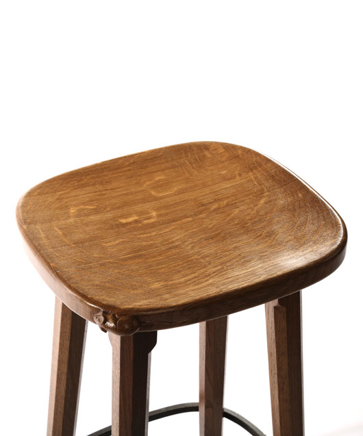 CT140 Solid Oak Bar Stool 2