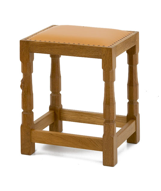 CT160 Solid Oak Dressing Table Stool 1'3½”W