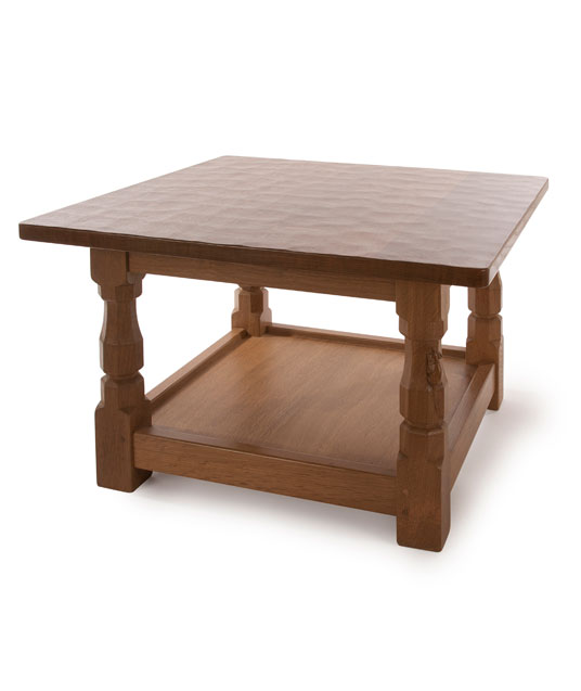CT070 Solid Oak Square Coffee Table 2