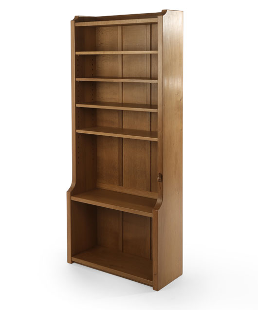DB020 Solid Oak Bookcase 2'9