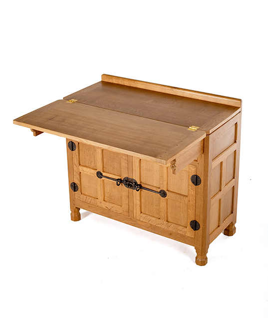 DB040 Solid Oak Writing Desk 2