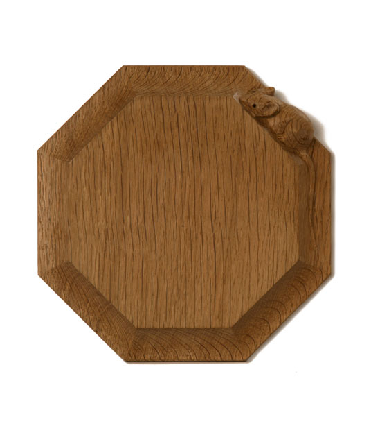 GS200 Solid Oak Small Chopping Board/Tea Pot Stand 7½"Dia