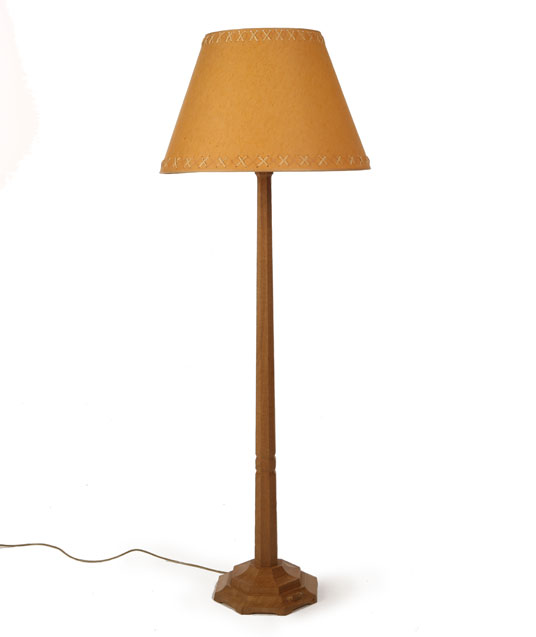 GS050 Solid Oak Standard Lamp 4'6