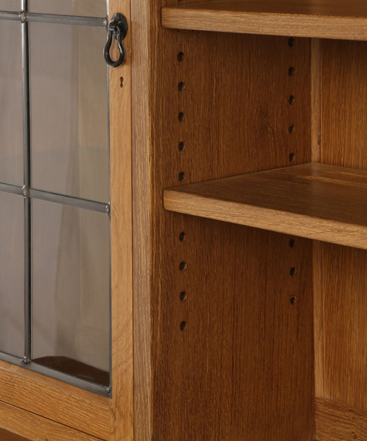 SD030 Solid Oak Display Dresser 6