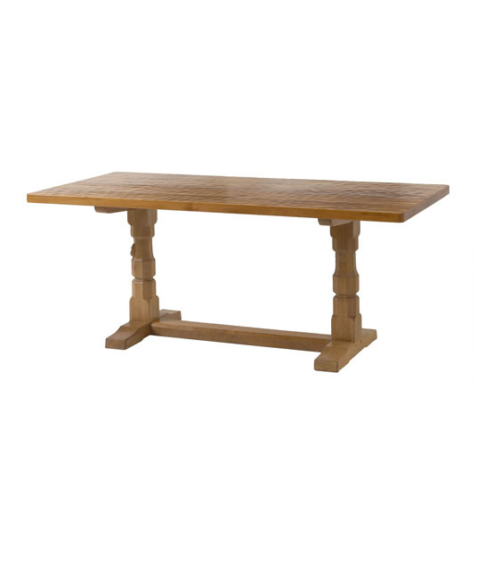 TA040 Solid Oak Refectory Dining Table 7